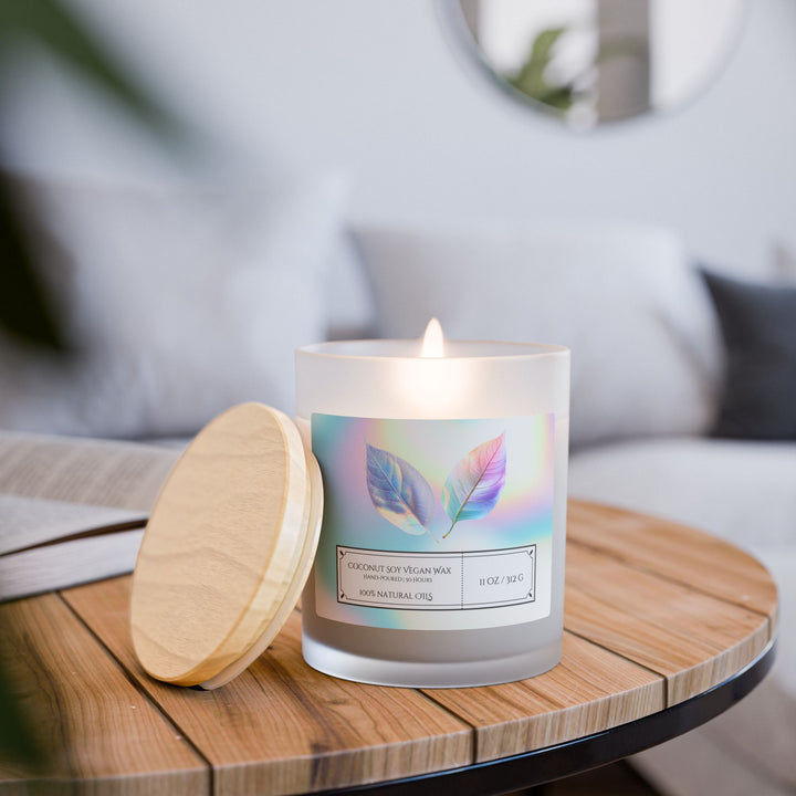 Frosted Glass Candle - 11oz - Vegan Wax - Dream