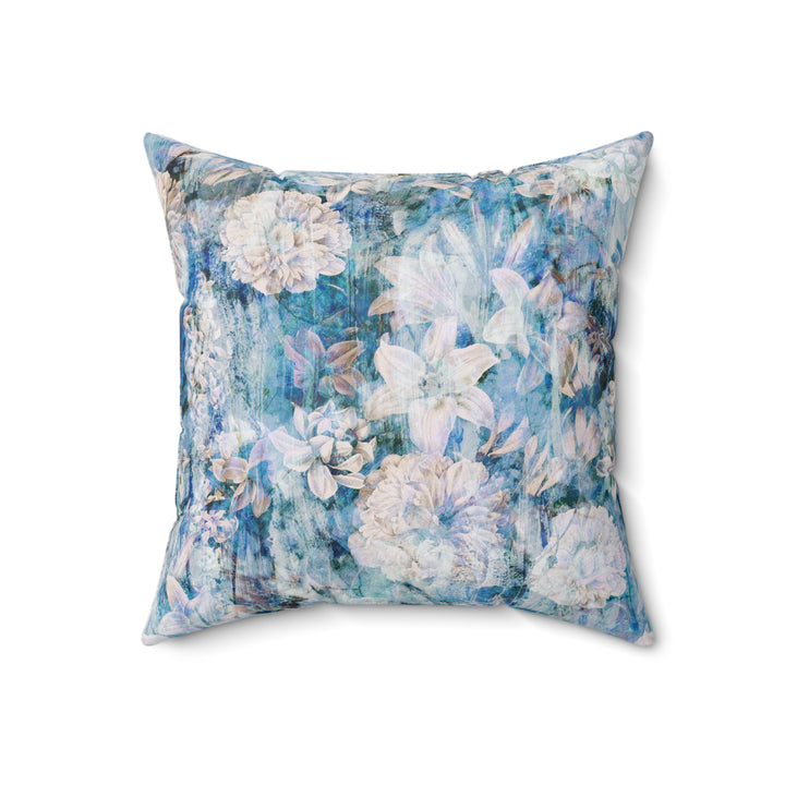 Luxury Faux Suede Pillow - Jasmine Evening
