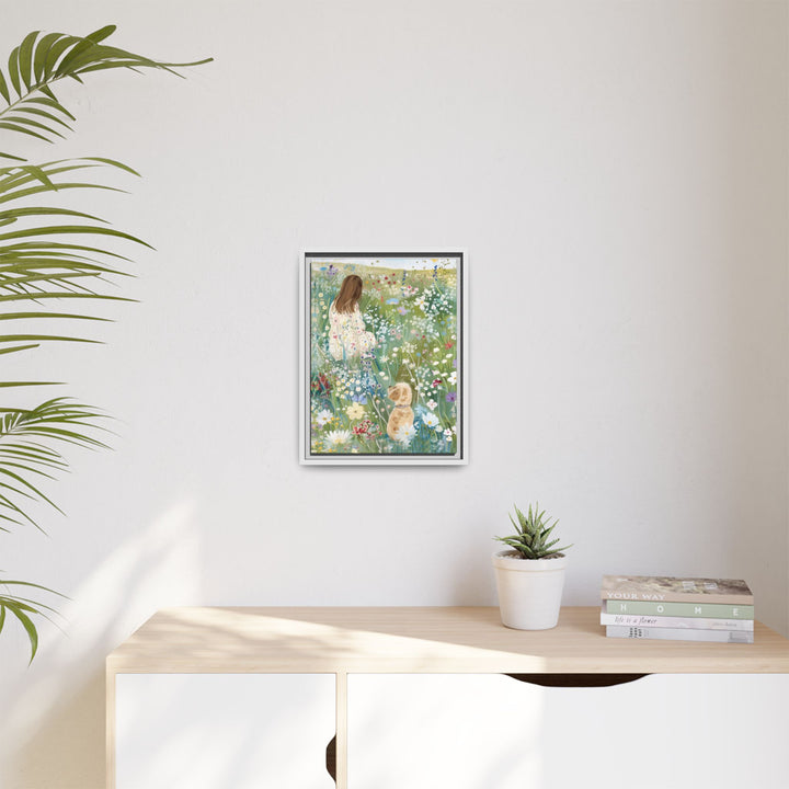Canvas Wall Art - Sustainably Made Framed Wall Art - In the Meadow