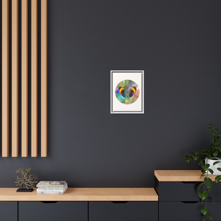 Canvas Wall Art - Sustainably Made Framed Wall Decor - Gold Butterfly