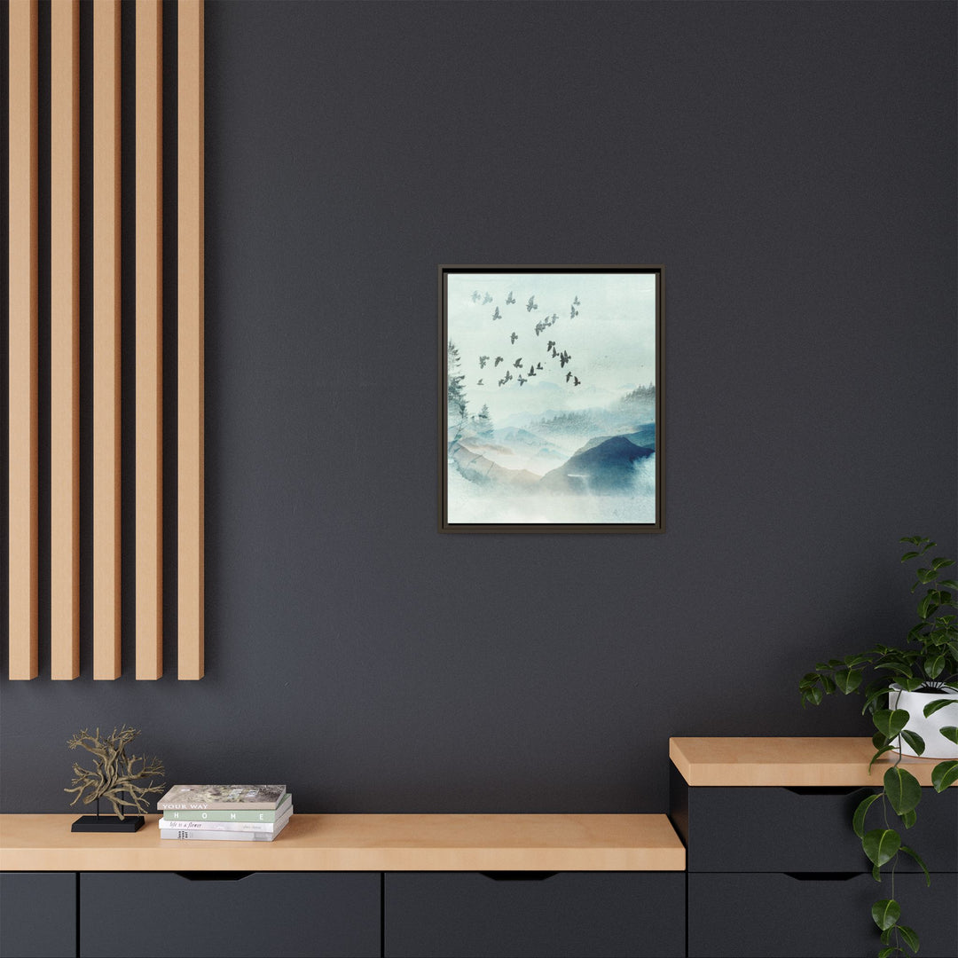 Canvas Wall Art - Sustainably Made Framed Wall Art - Morning Birds