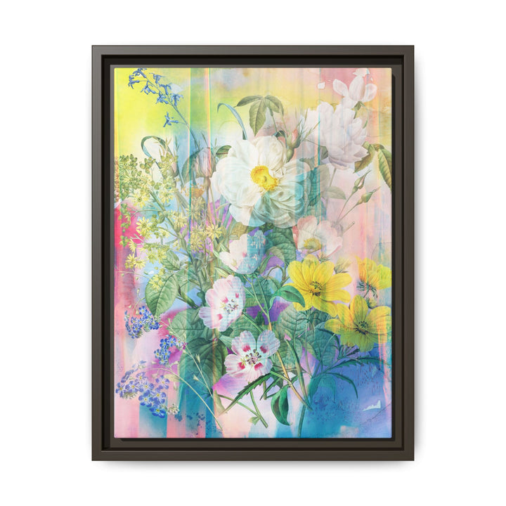 Canvas Wall Art - Sustainably Made Framed Wall Art - Electric Garden