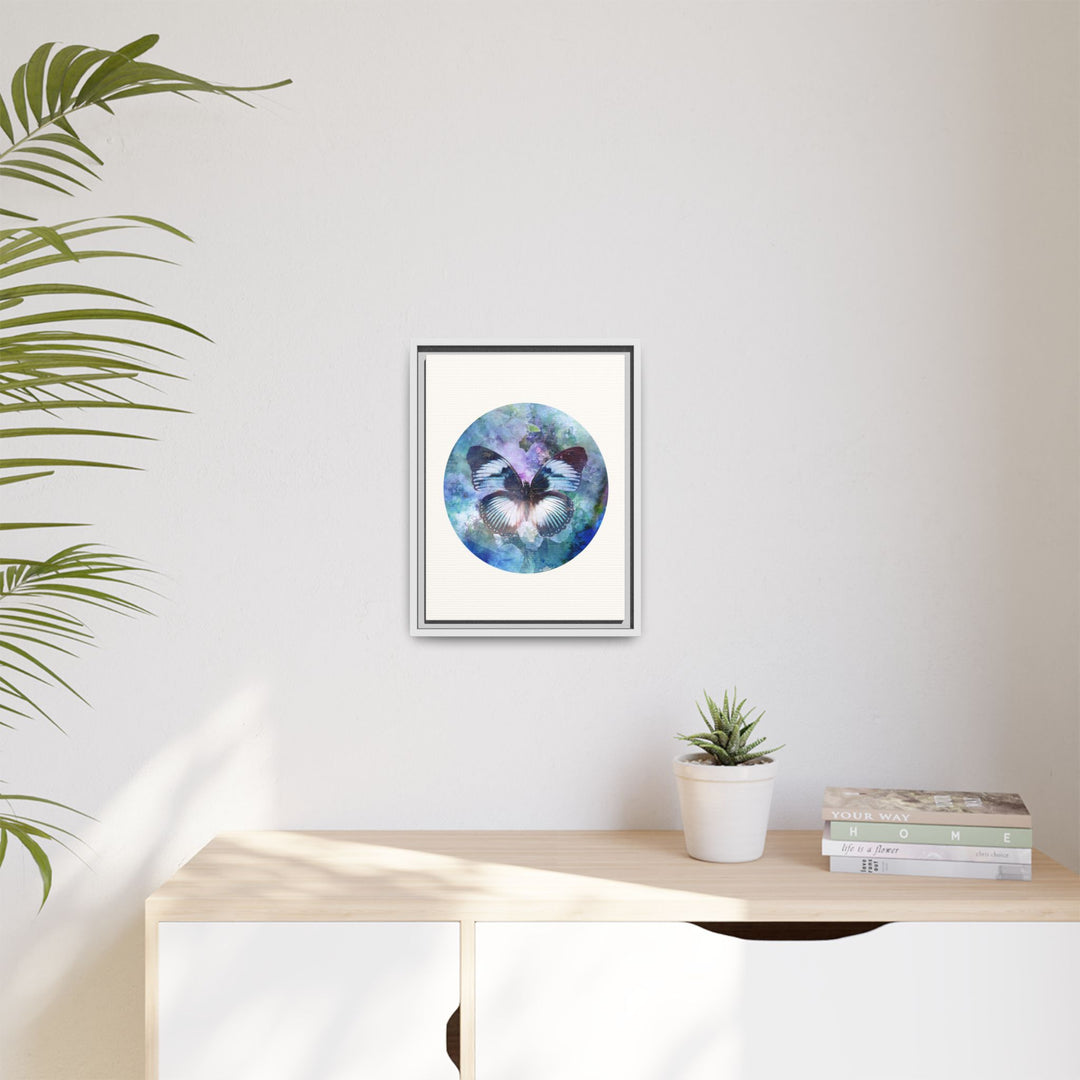 Canvas Wall Art - Sustainably Made Wall Décor - Lilac Butterfly