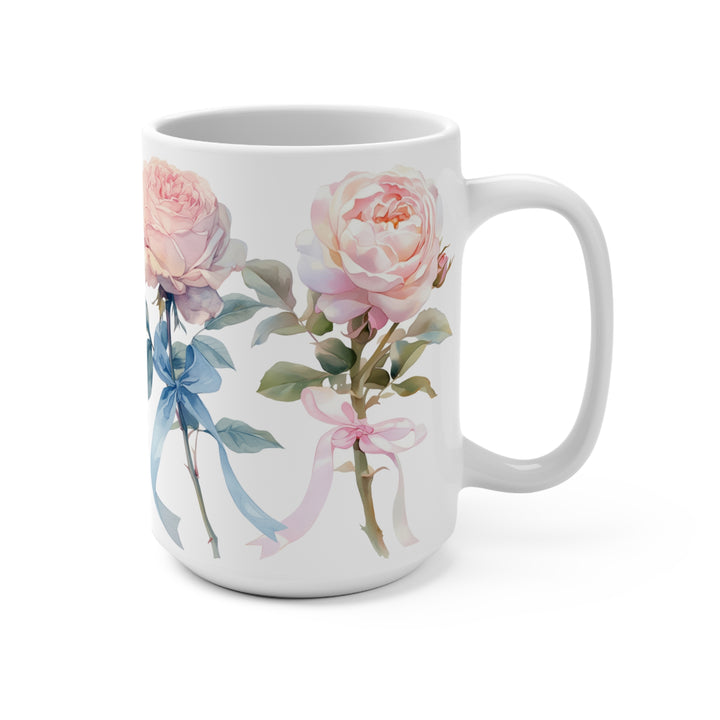 Mug 15oz - BPA-free - Watercolor Roses