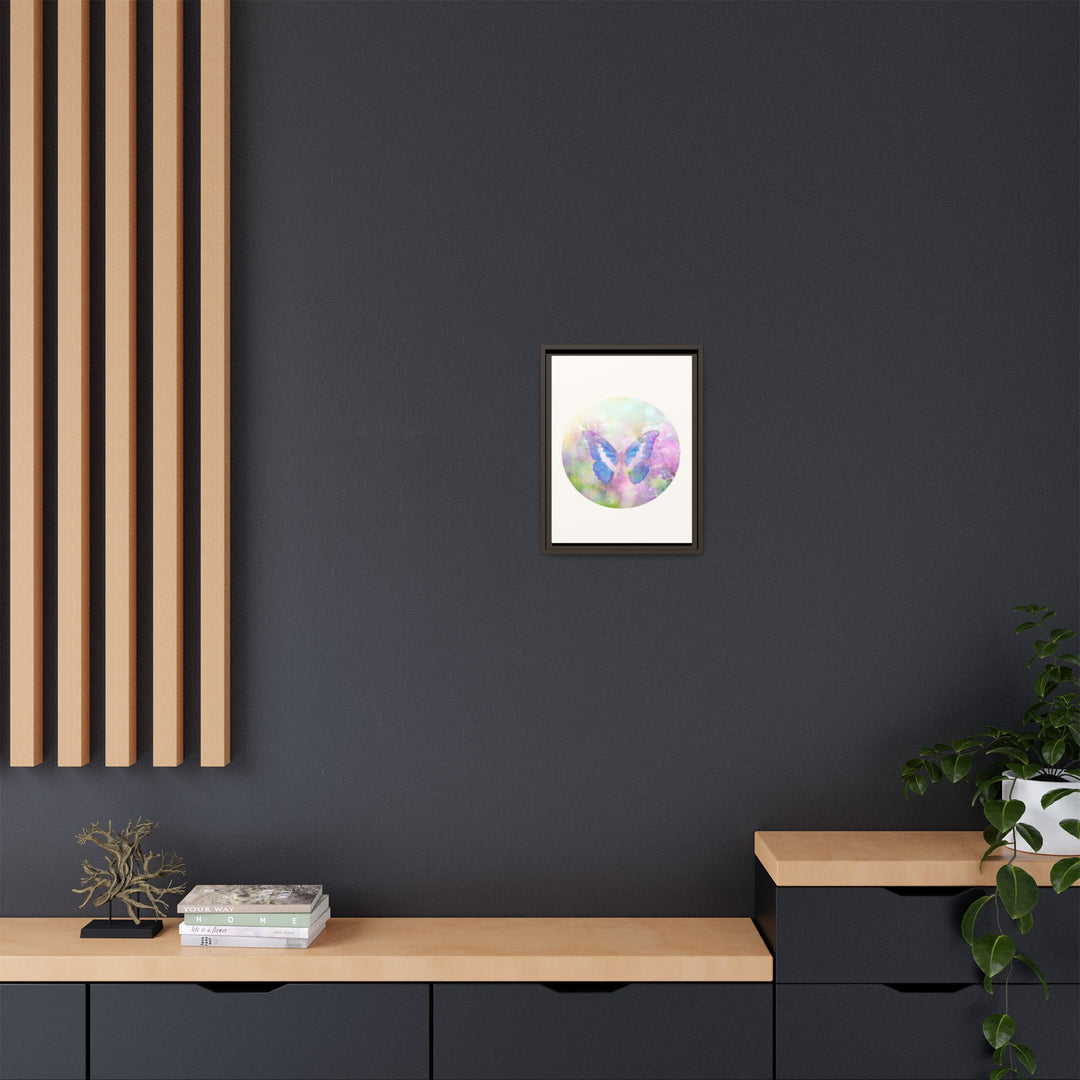 Canvas Wall Art - Sustainably Made Wall Décor - Lilac Butterfly