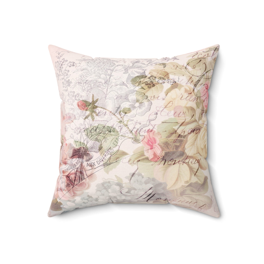 Luxury Faux Suede Pillow - Paris