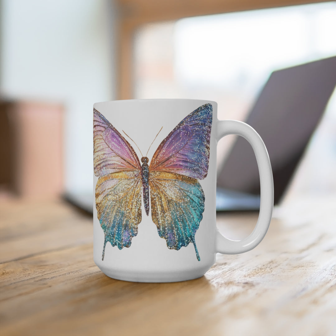 Butterfly Mug – 15 oz. - Sparkle Butterflies