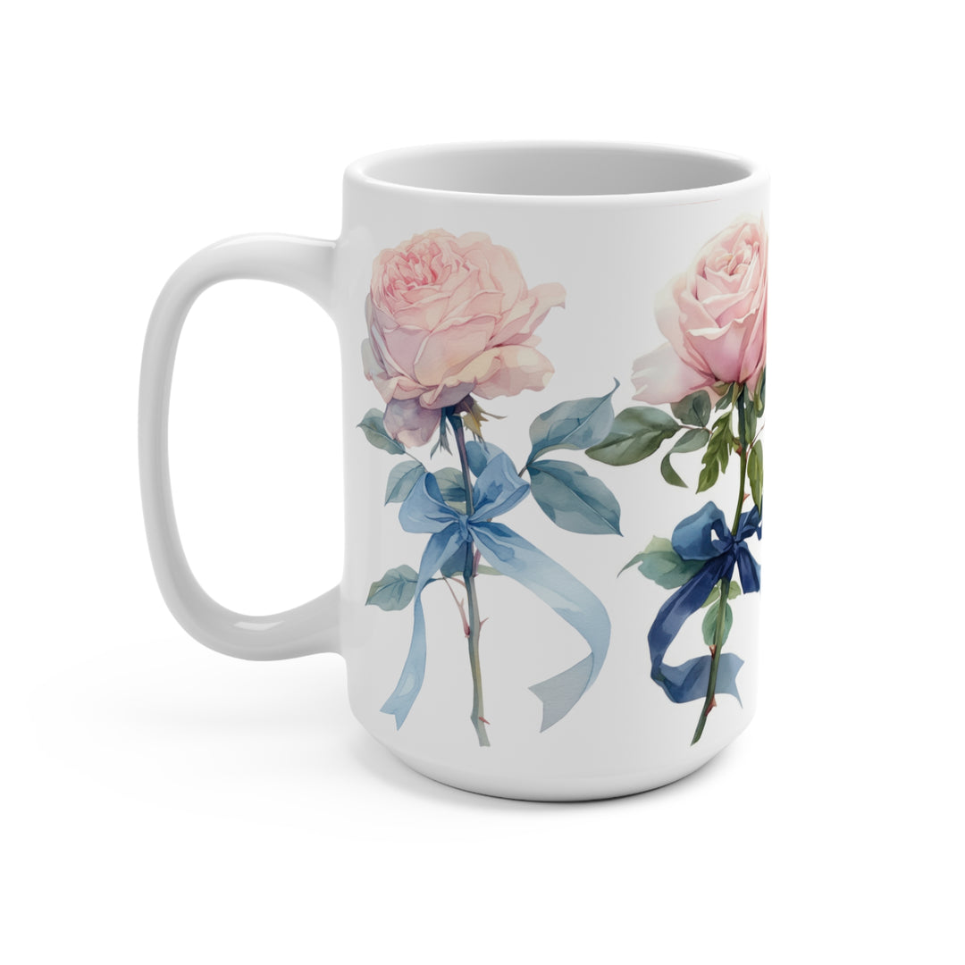Mug 15oz - BPA-free - Watercolor Roses