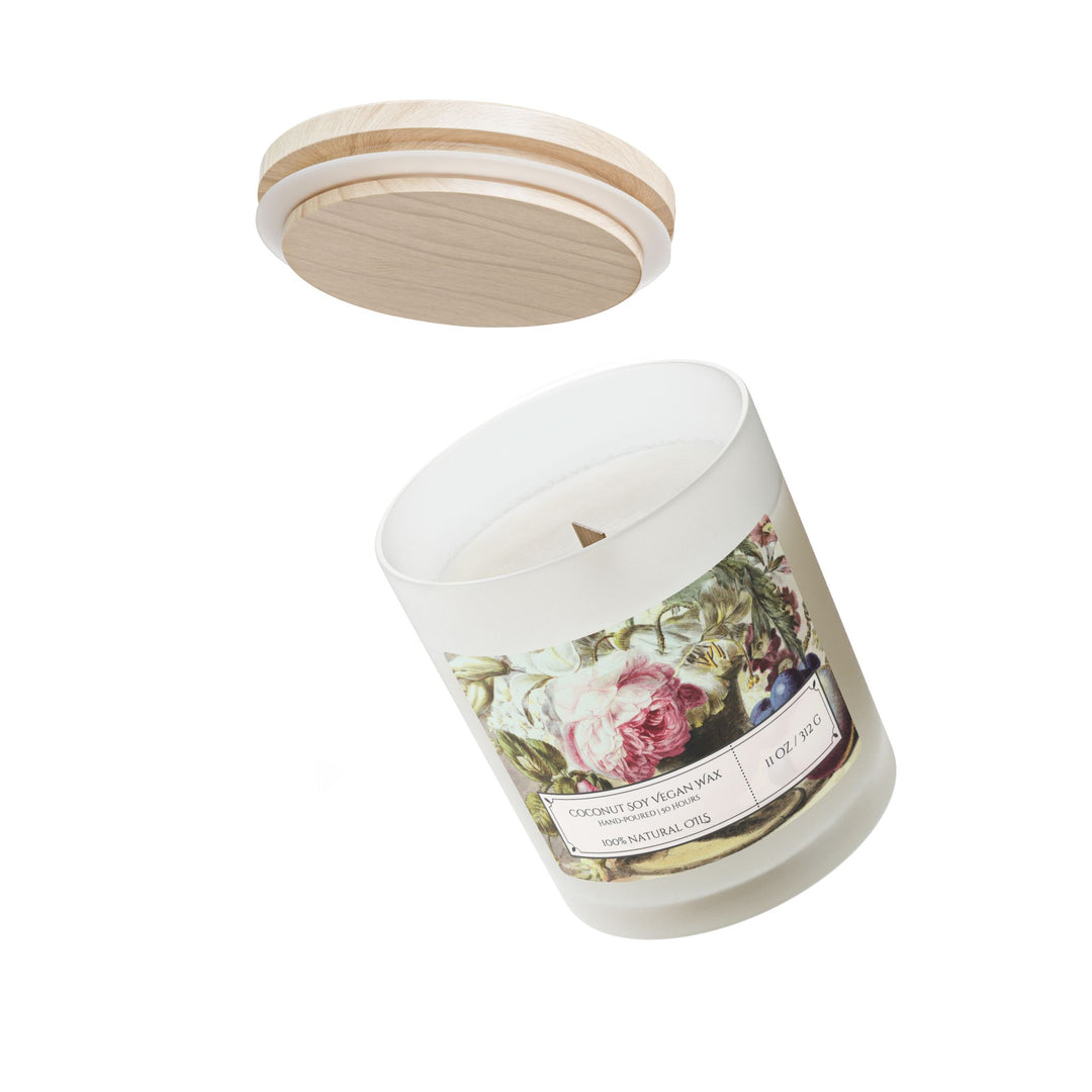 Frosted Glass Candle - 11oz - Soy Wax - Gilded Age Collection