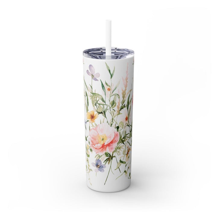 Floral Tumbler - BPA-Free  - Soft Wildflowers