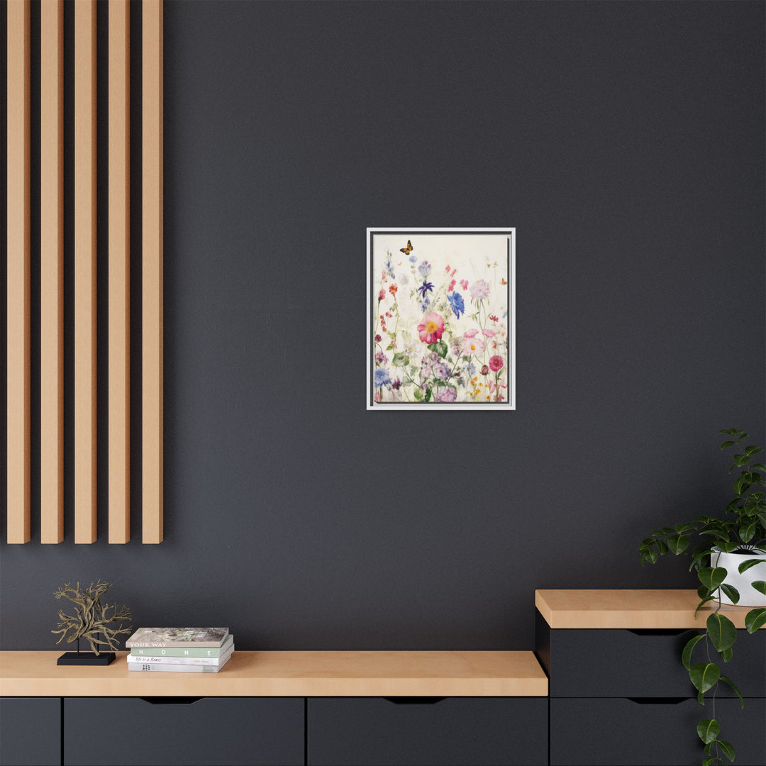 Canvas Wall Art - Sustainably Made Framed Wall Art - Soft Meadow