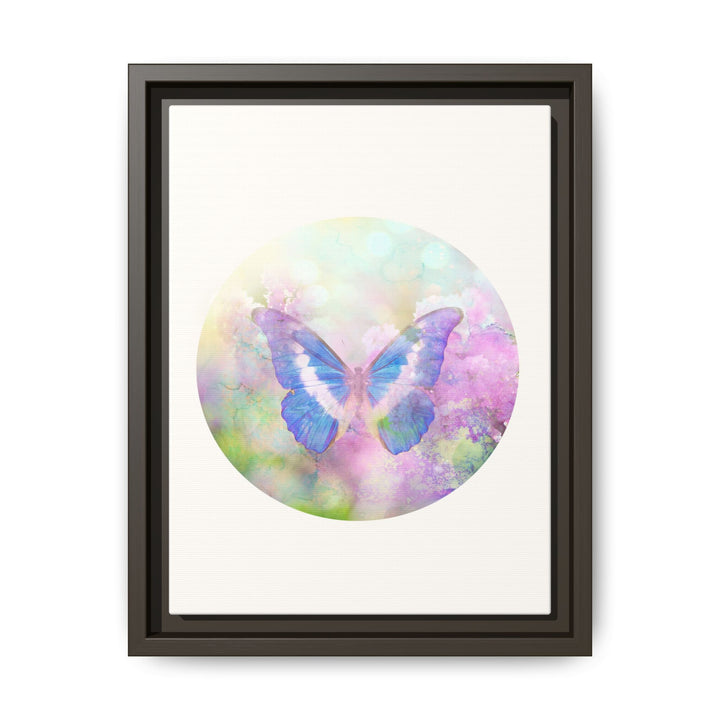 Canvas Wall Art - Sustainably Made Wall Décor - Lilac Butterfly