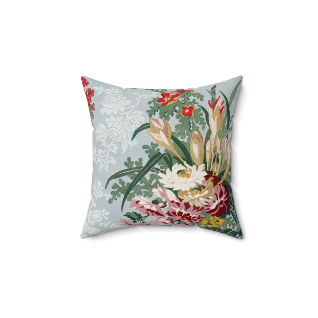 Luxury Faux Suede Pillow - Fall Garden - Gilded Age Collection