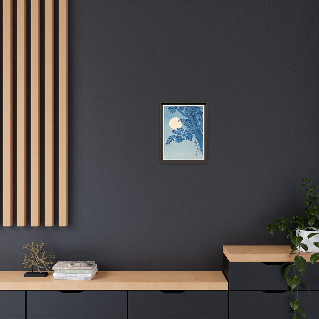 Canvas Wall Art - Sustainably Made Framed Wall Art - Moonlit Night