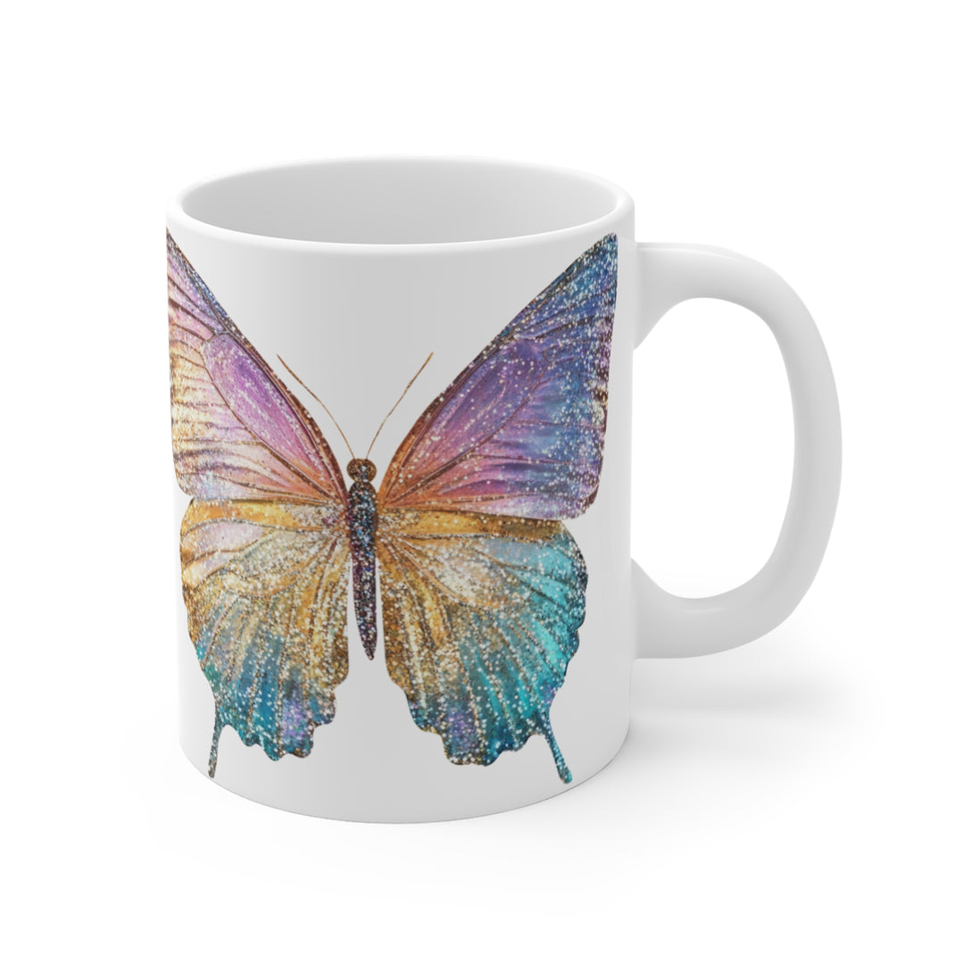 Mug - 11 oz - Sparkle Butterflies