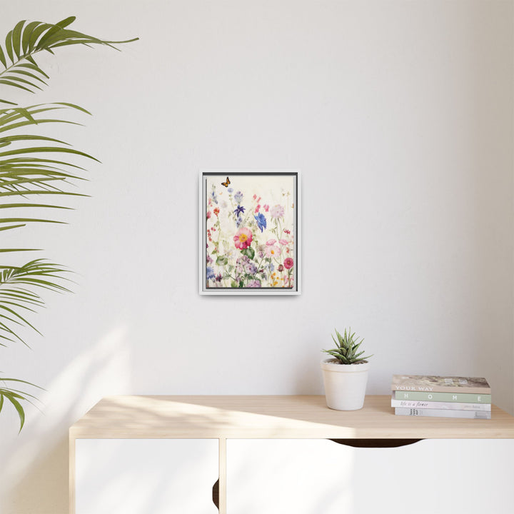 Canvas Wall Art - Sustainably Made Framed Wall Art - Soft Meadow