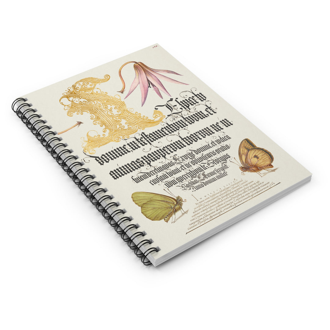 Spiral Eco-Friendly Notebook - Renaissance Gold