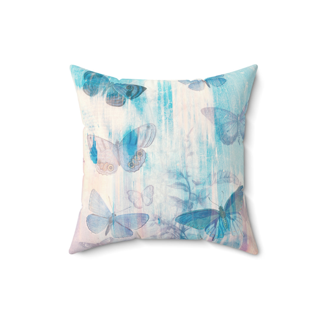 Luxury Faux Suede Pillow - Velvety Soft - Morning Mist