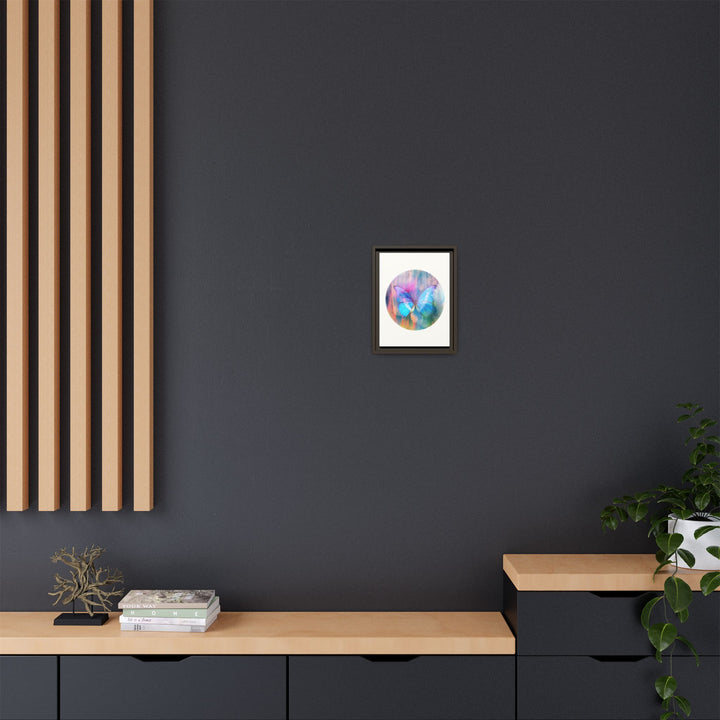 Canvas Wall Art - Sustainably Made Framed Wall Décor - Electric Blue Butterfly