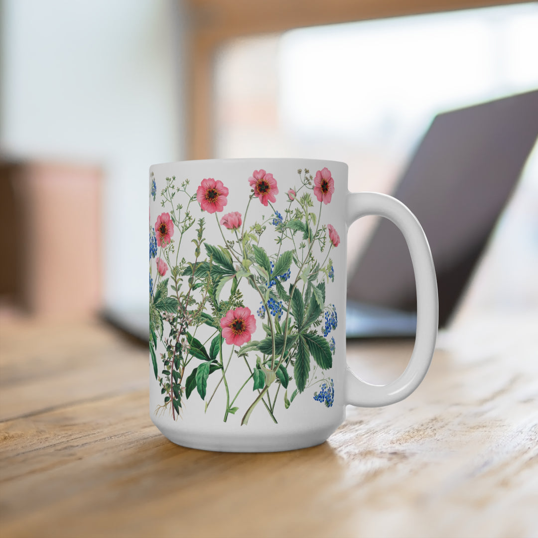 Mug 15oz - BPA-Free - Forget-Me-Not