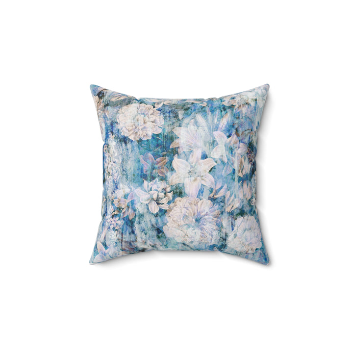 Luxury Faux Suede Pillow - Jasmine Evening