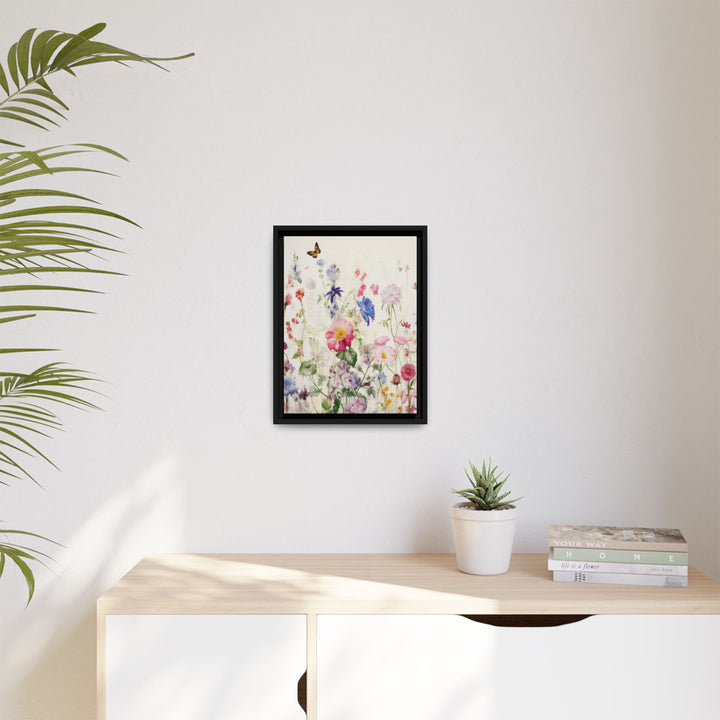 Canvas Wall Art - Sustainably Made Framed Wall Art - Soft Meadow
