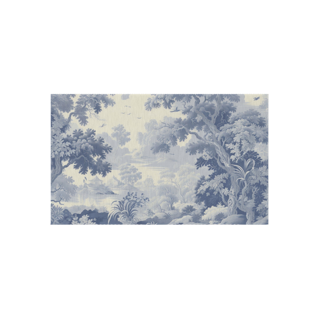 Elegant Floral Outdoor Rug - Devon Forest