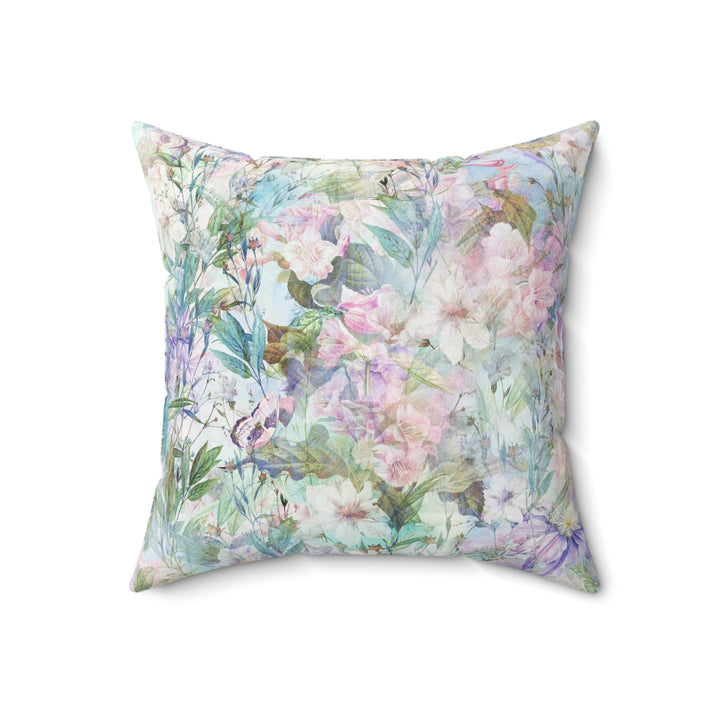 Luxury Faux Suede Pillow - Pastel Summer