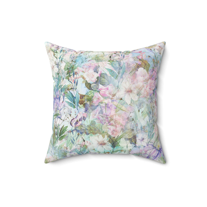 Luxury Faux Suede Pillow - Pastel Summer