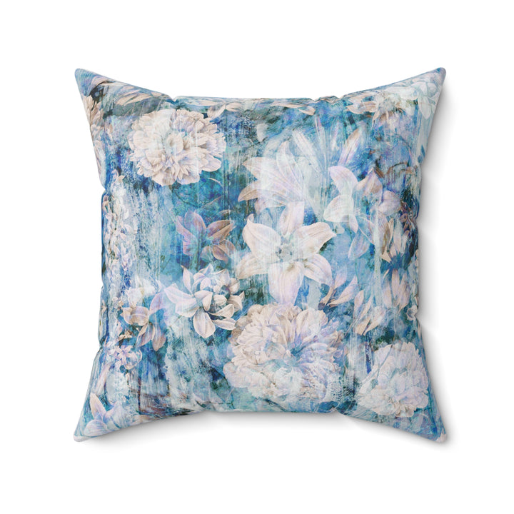 Luxury Faux Suede Pillow - Jasmine Evening