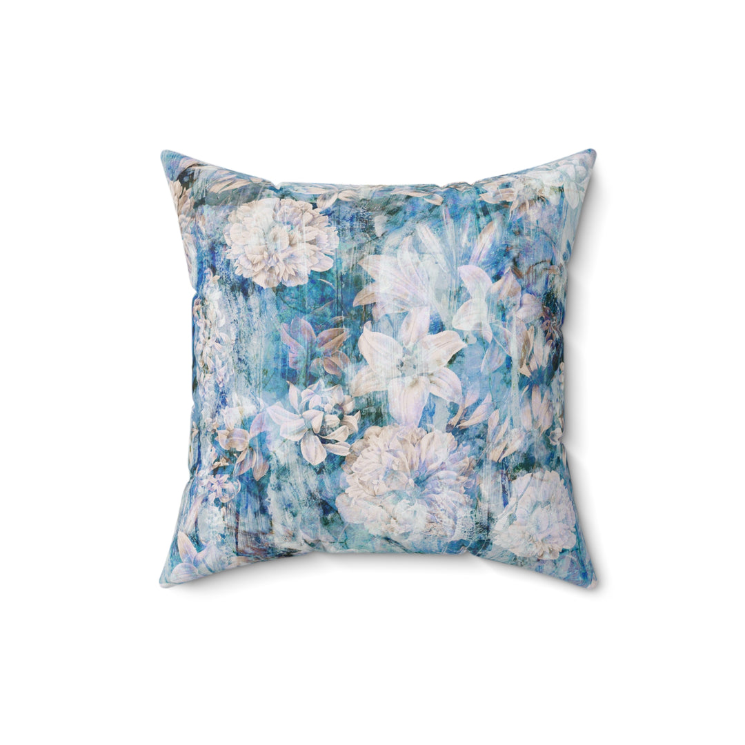 Luxury Faux Suede Pillow - Jasmine Evening