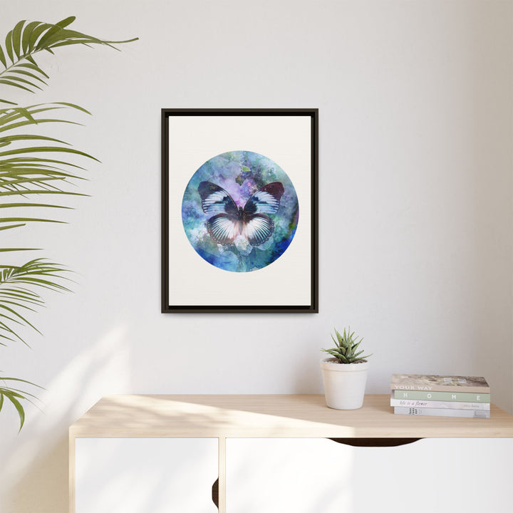 Canvas Wall Art - Sustainably Made Wall Décor - Lilac Butterfly