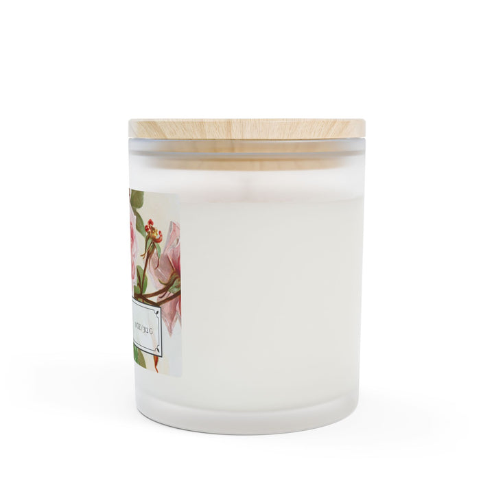 Frosted Glass Candle - 11oz - Vegan Wax - Vintage Rose - Gilded Age Collection