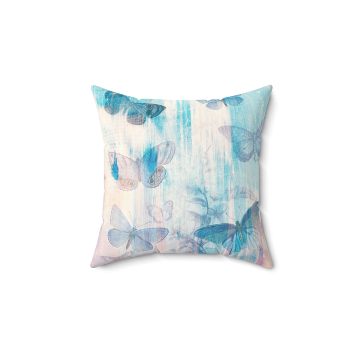 Luxury Faux Suede Pillow - Velvety Soft - Morning Mist
