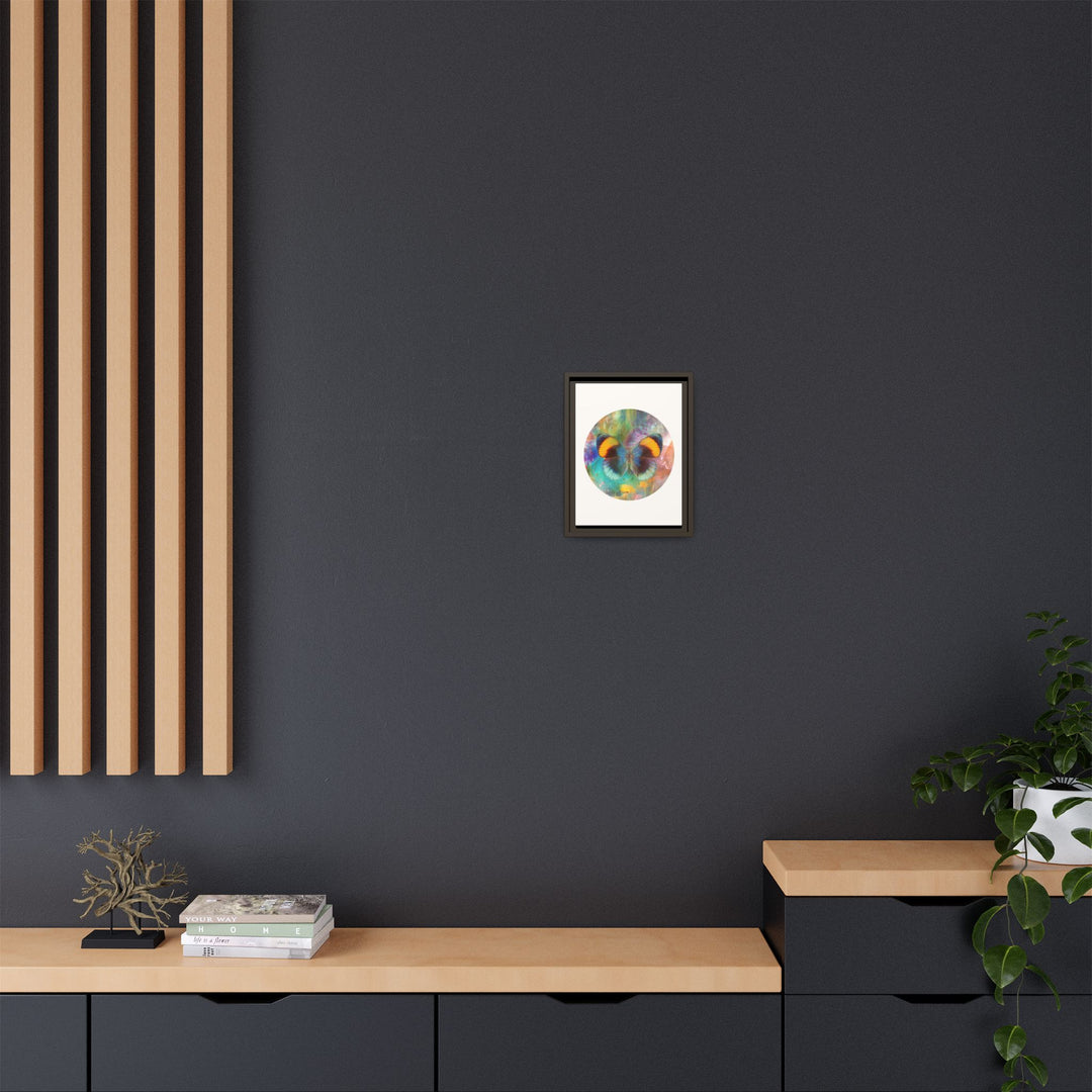 Canvas Wall Art - Sustainably Made Framed Wall Decor - Gold Butterfly