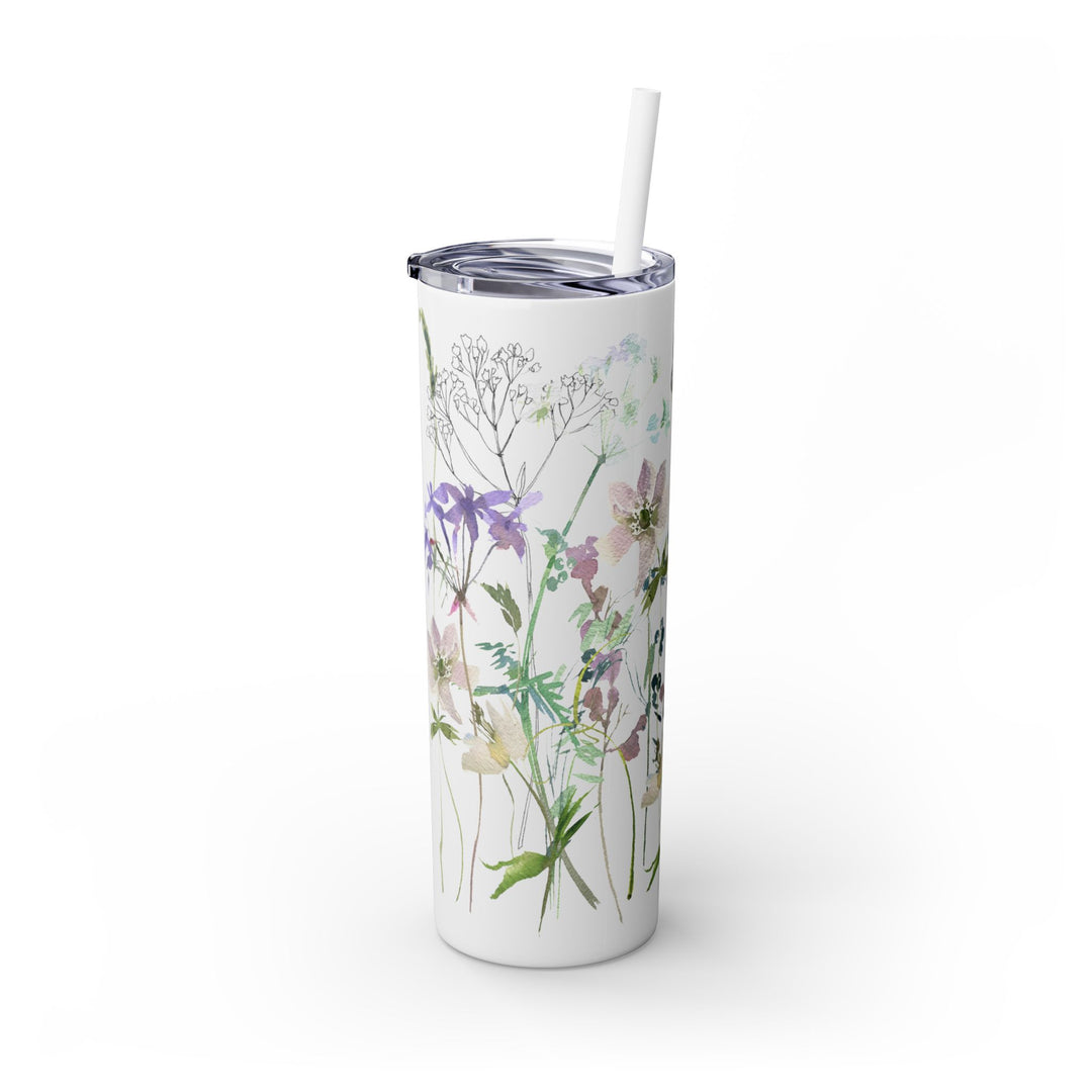 Floral Tumbler - BPA-Free  - Soft Meadow Wildflowers