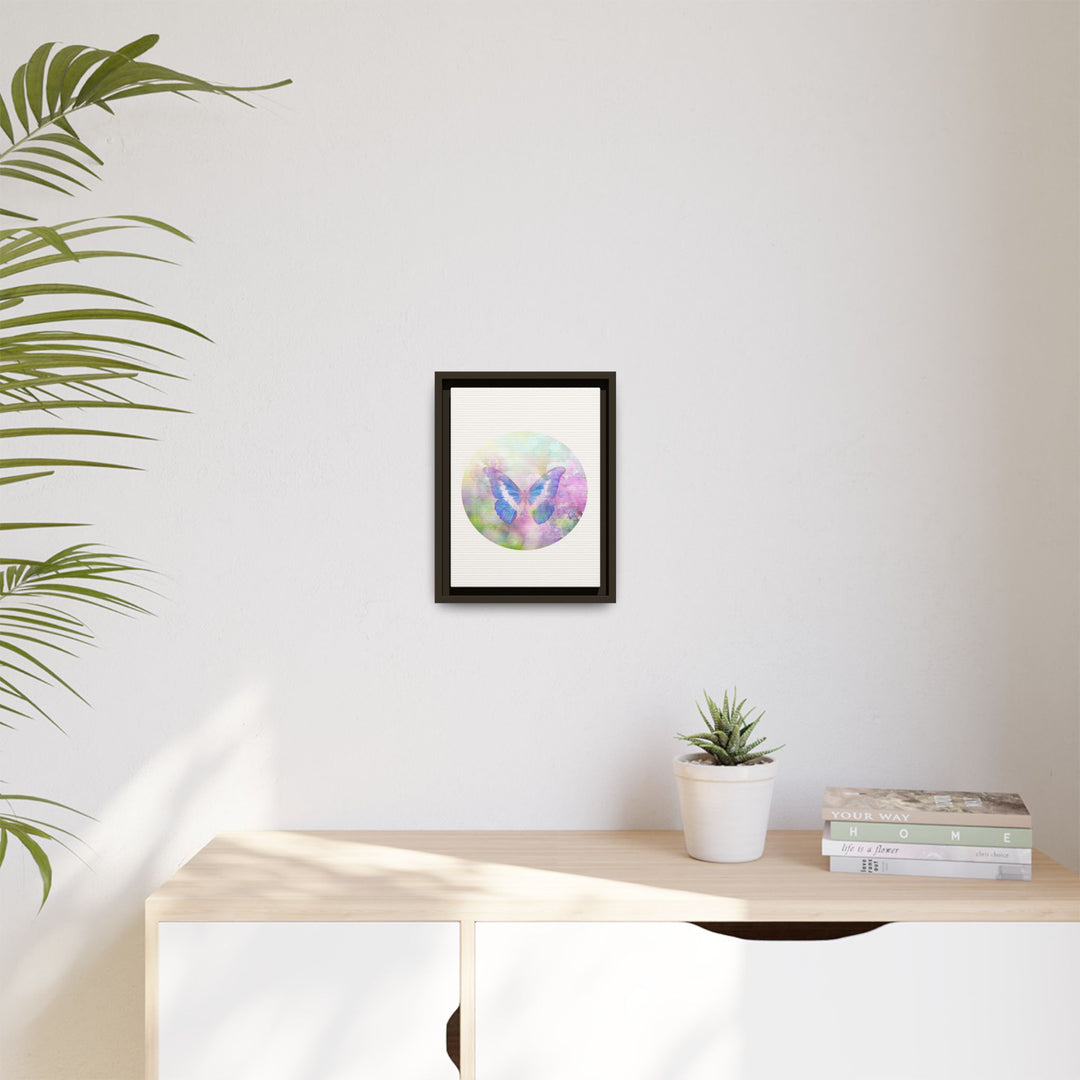 Canvas Wall Art - Sustainably Made Wall Décor - Lilac Butterfly