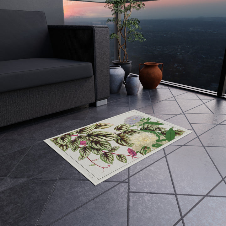Outdoor Rug - Japanese Flowers 1