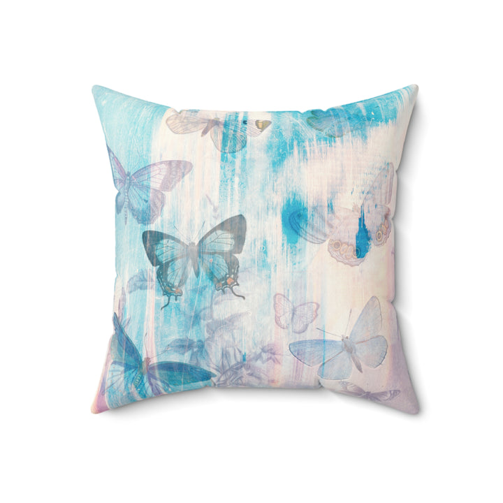 Luxury Faux Suede Pillow - Velvety Soft - Morning Mist