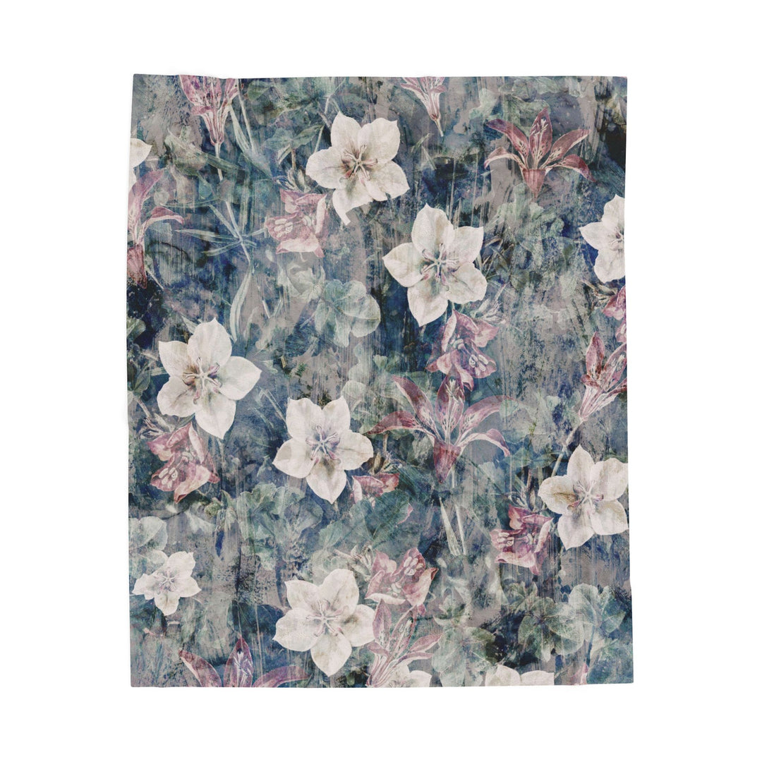 Luxury Velveteen Plush Blanket - Soft Amaryllis- Cozy & Soft