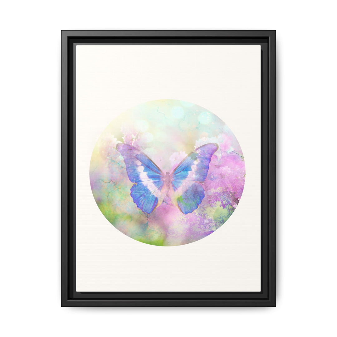 Canvas Wall Art - Sustainably Made Wall Décor - Lilac Butterfly