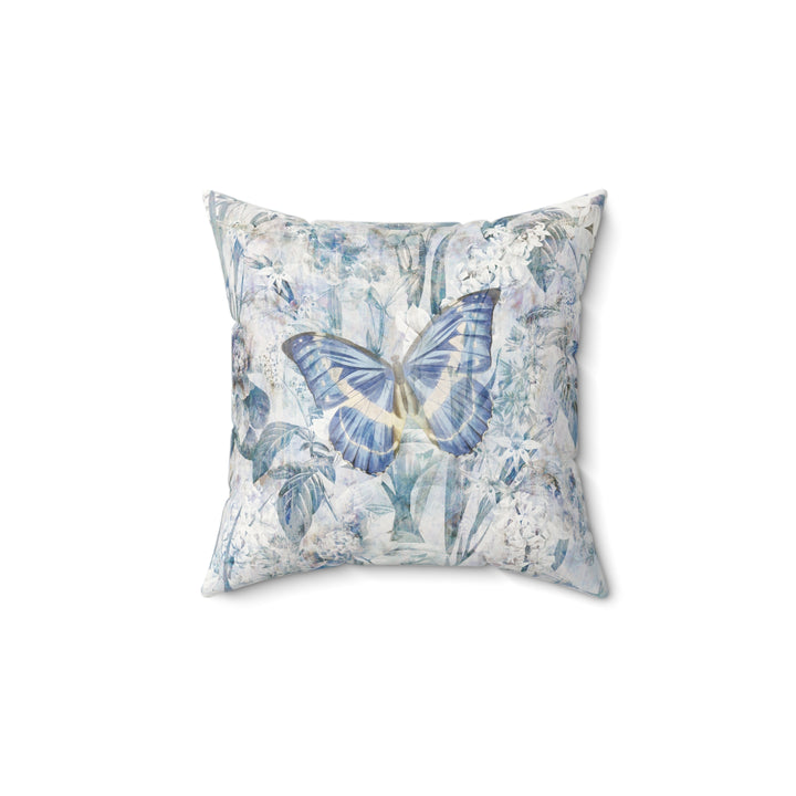 Luxury Faux Suede Pillow - Blue Helena