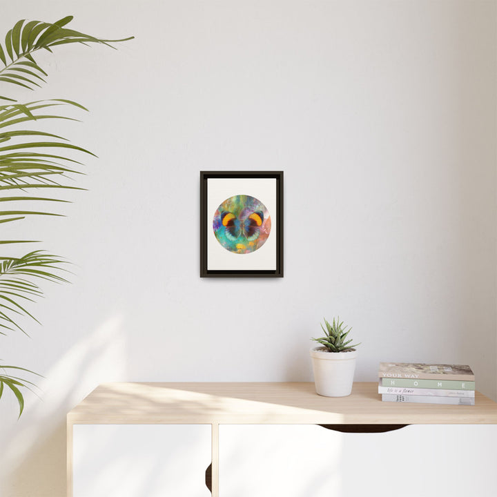 Canvas Wall Art - Sustainably Made Framed Wall Decor - Gold Butterfly