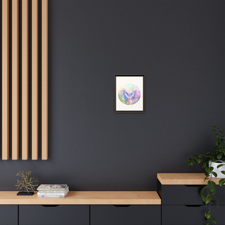 Canvas Wall Art - Sustainably Made Wall Décor - Lilac Butterfly
