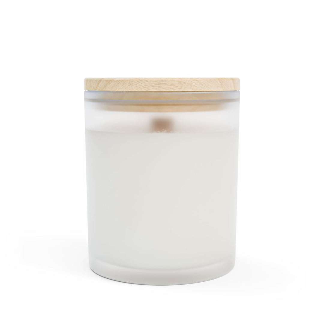 Frosted Glass Candle - 11oz - Soy Wax - Geranium - Gilded Age Collection