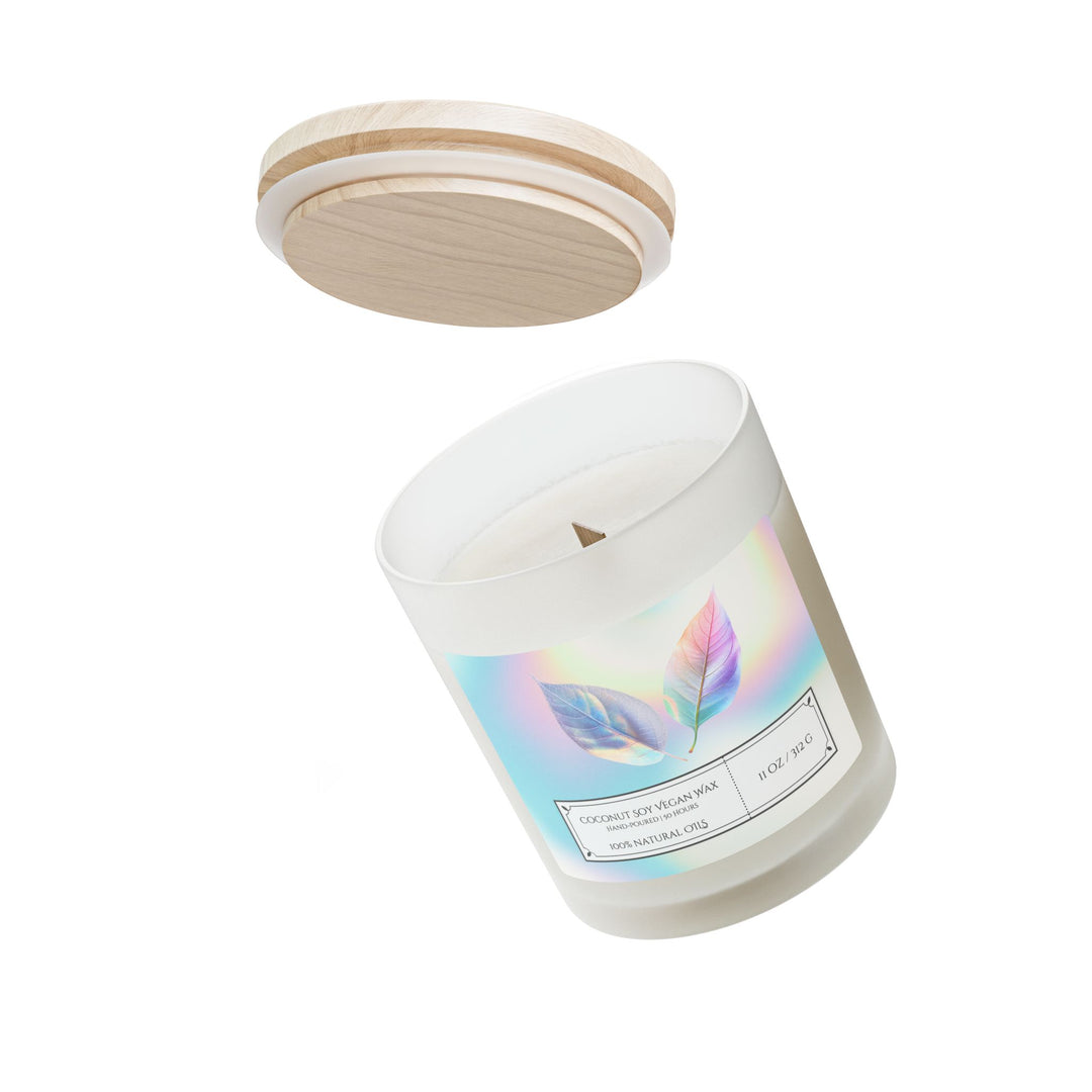 Frosted Glass Candle - 11oz - Vegan Wax - Dream