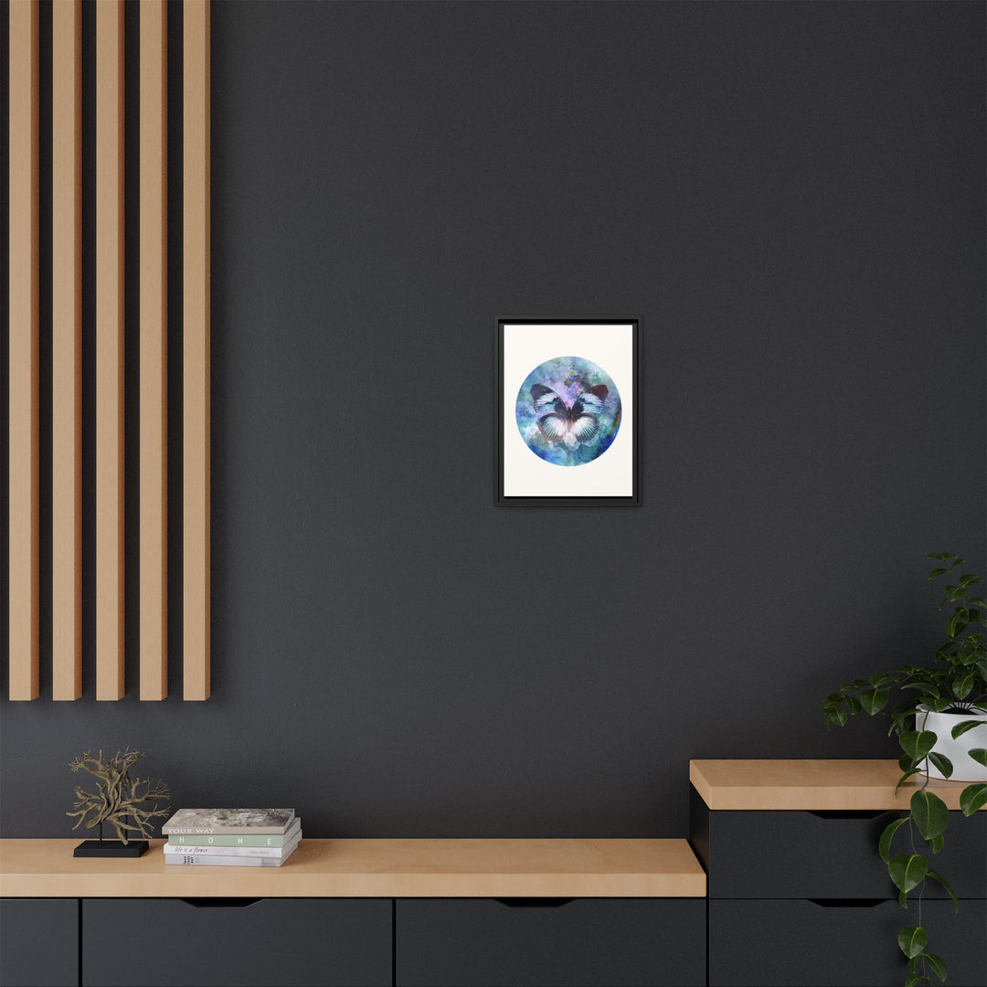 Canvas Wall Art - Sustainably Made Wall Décor - Lilac Butterfly