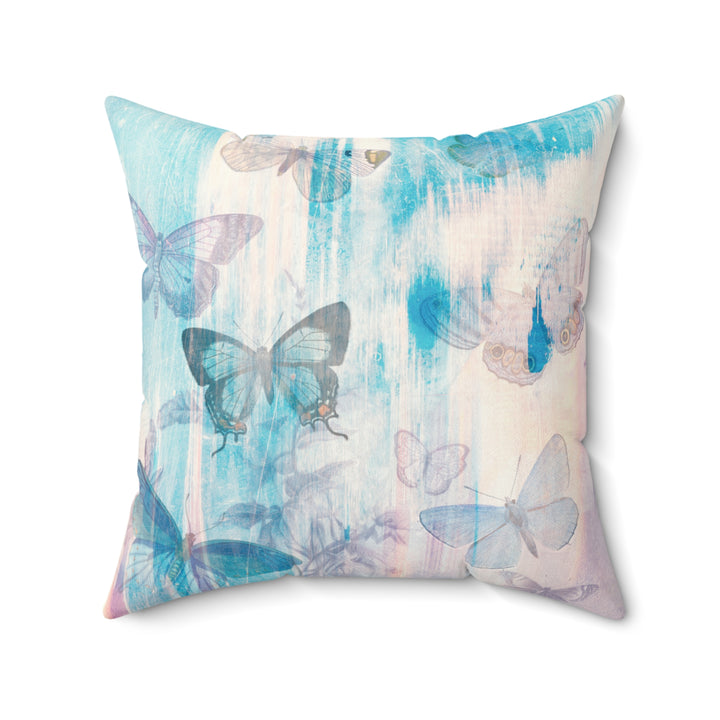 Luxury Faux Suede Pillow - Velvety Soft - Morning Mist