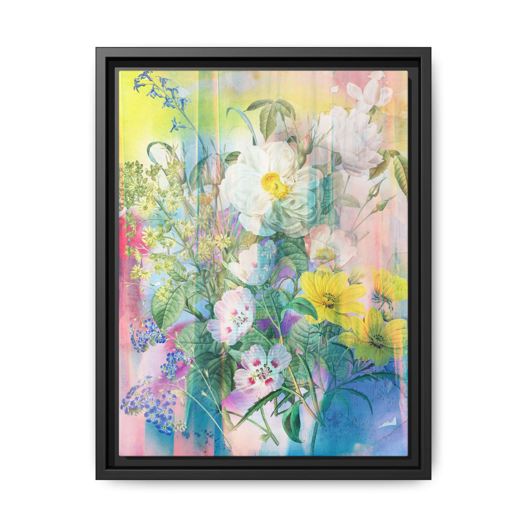 Canvas Wall Art - Sustainably Made Framed Wall Art - Electric Garden