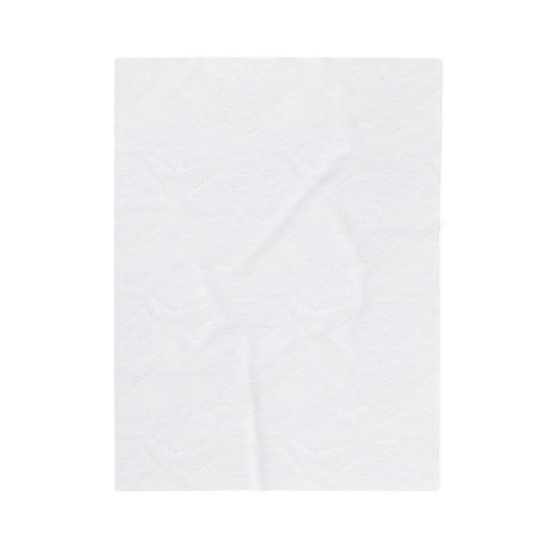 Luxury Velveteen Plush Blanket - Jasmine Evening- Cozy & Soft